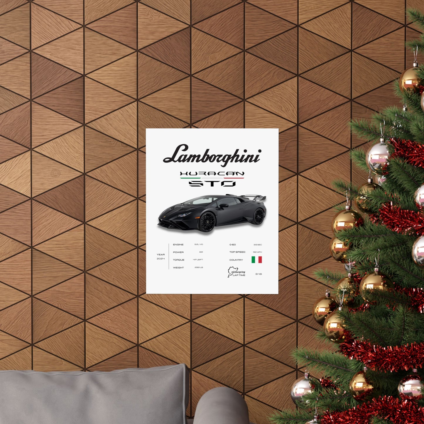 Lamborghini Huracan STO Poster