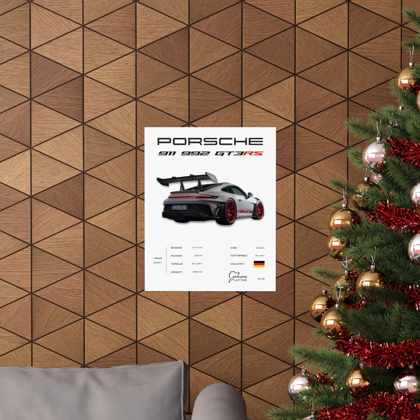 Porsche 911 GT3RS Poster