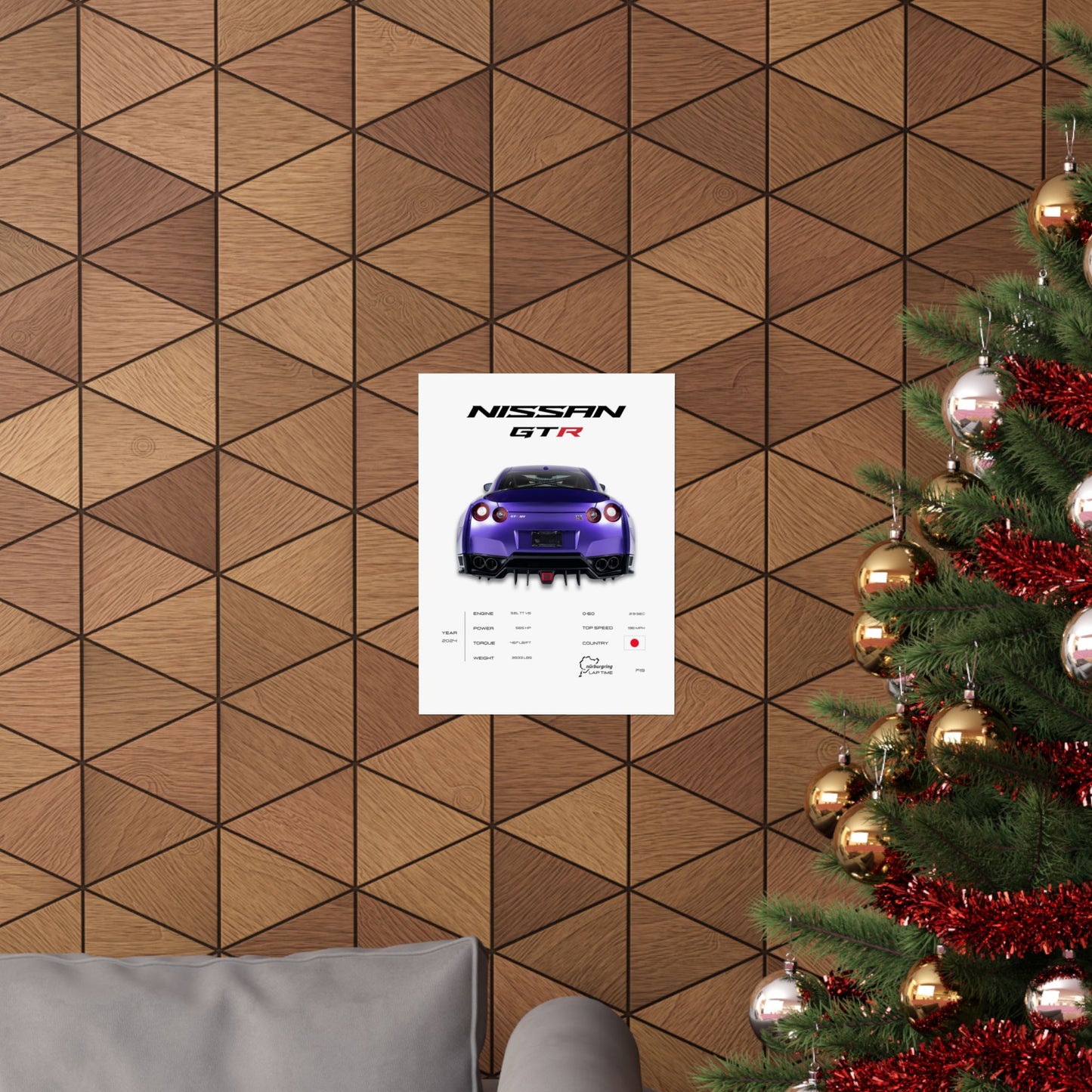 Nissan GTR Poster