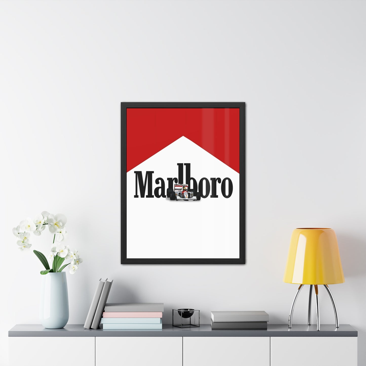 Malboro Pack F1 Framed Poster