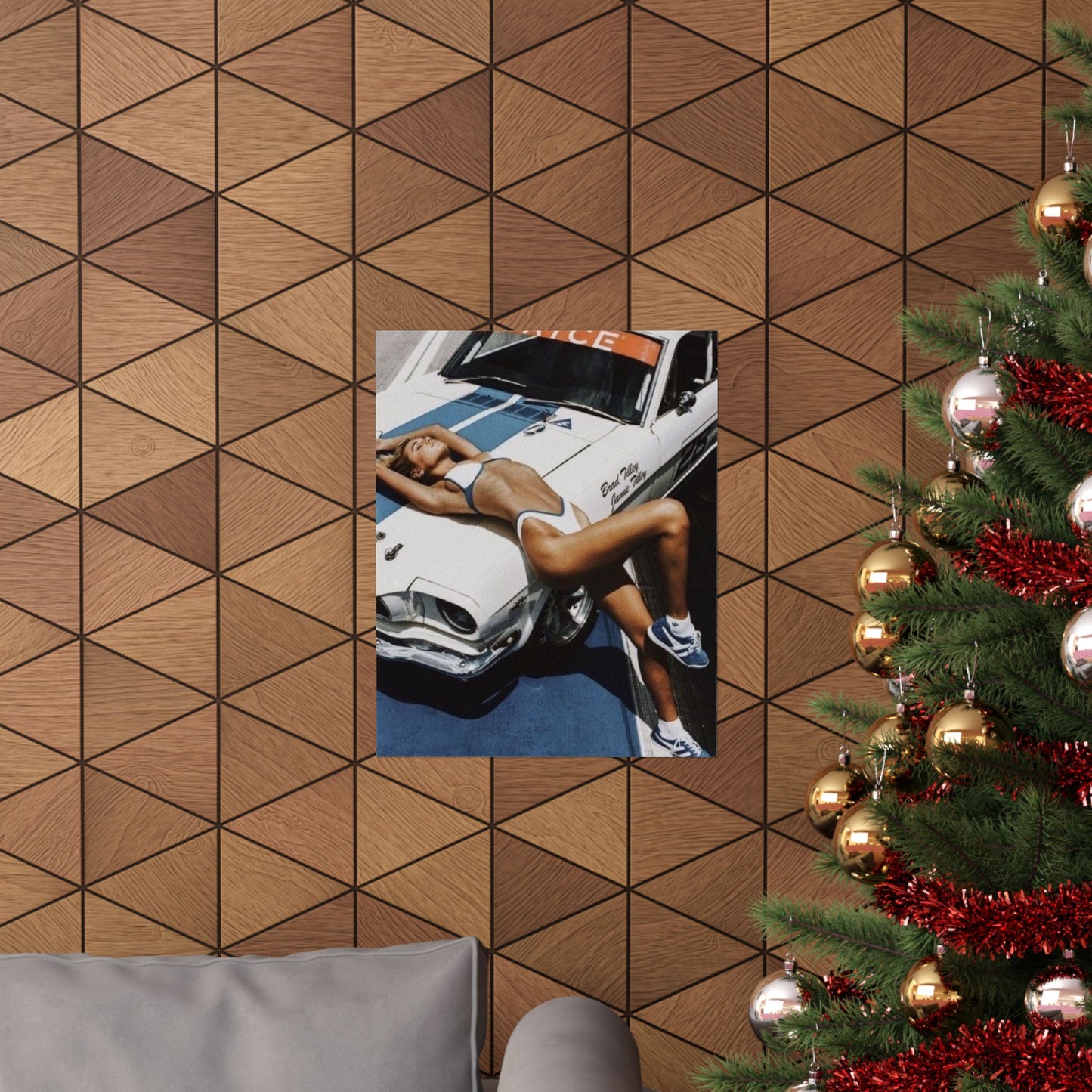 Vintage Mustang Poster