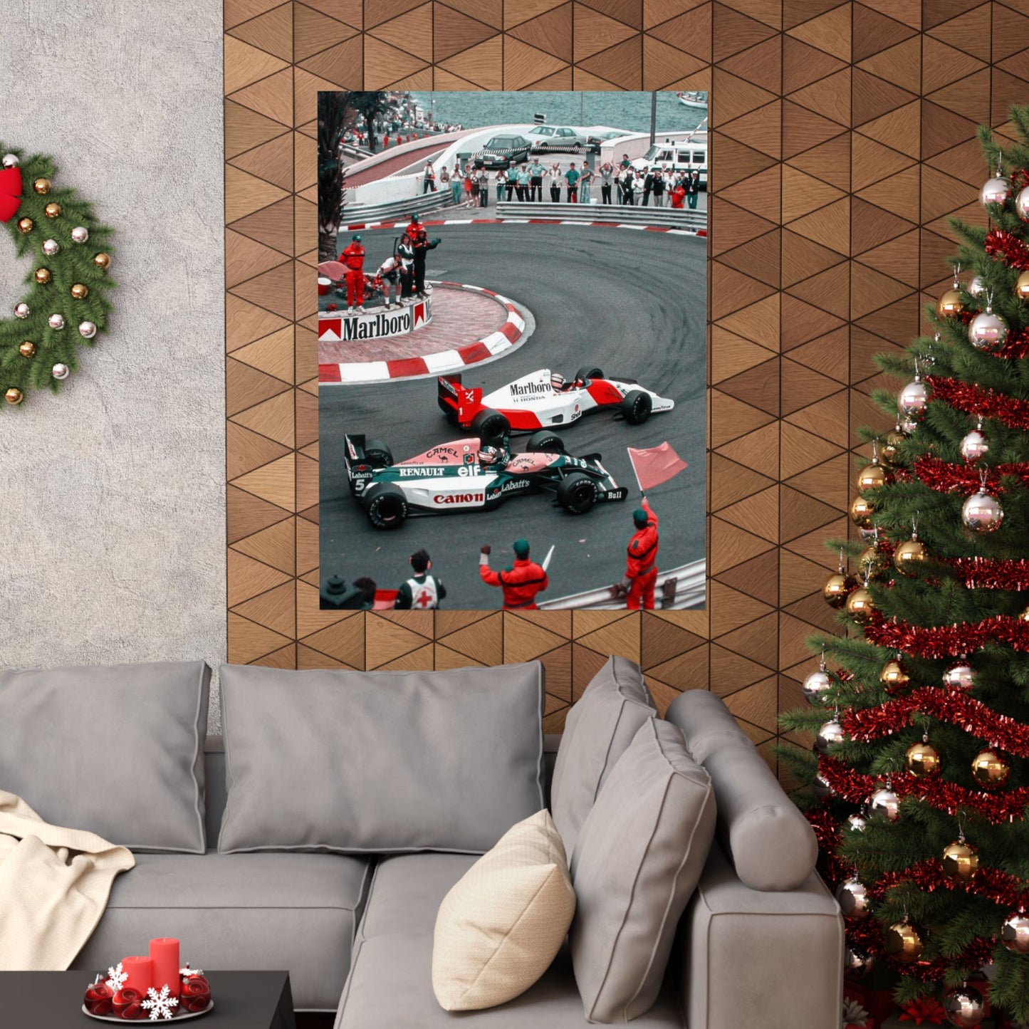 Vintage Monaco F1 Poster