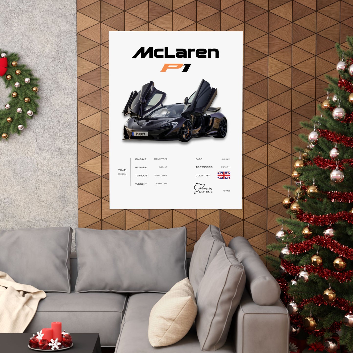 McLaren P1 Poster