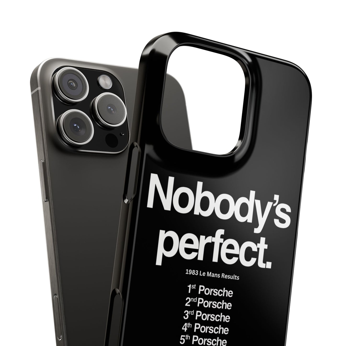 Nobody's Perfect Porsche iPhone Case
