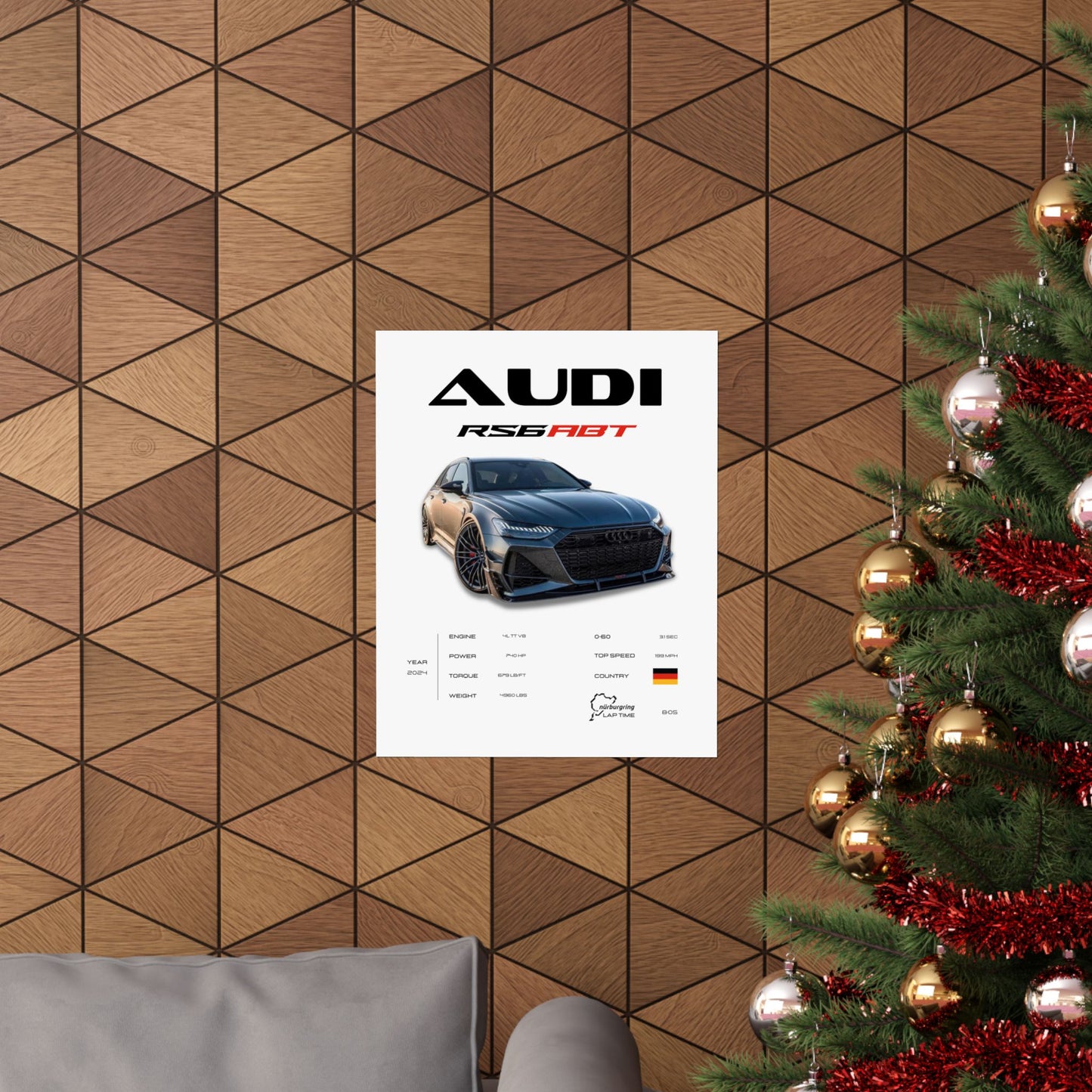 Audi RS6 ABT Poster