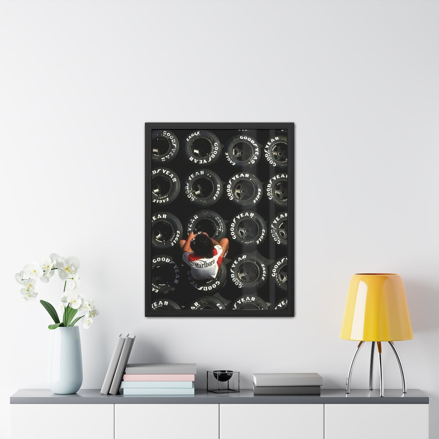Malboro X Goodyear Framed Poster