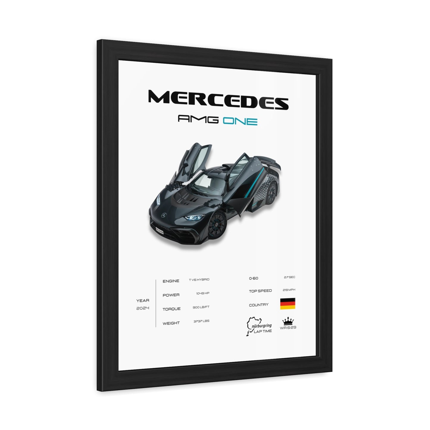 Mercedes AMG ONE Framed Poster