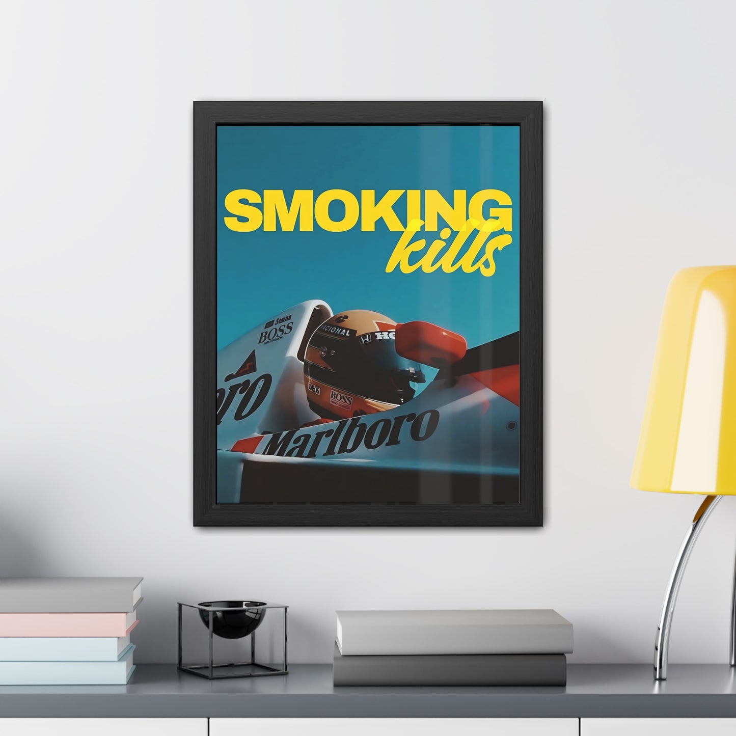 Smoking Kills Malboro Framed Poster