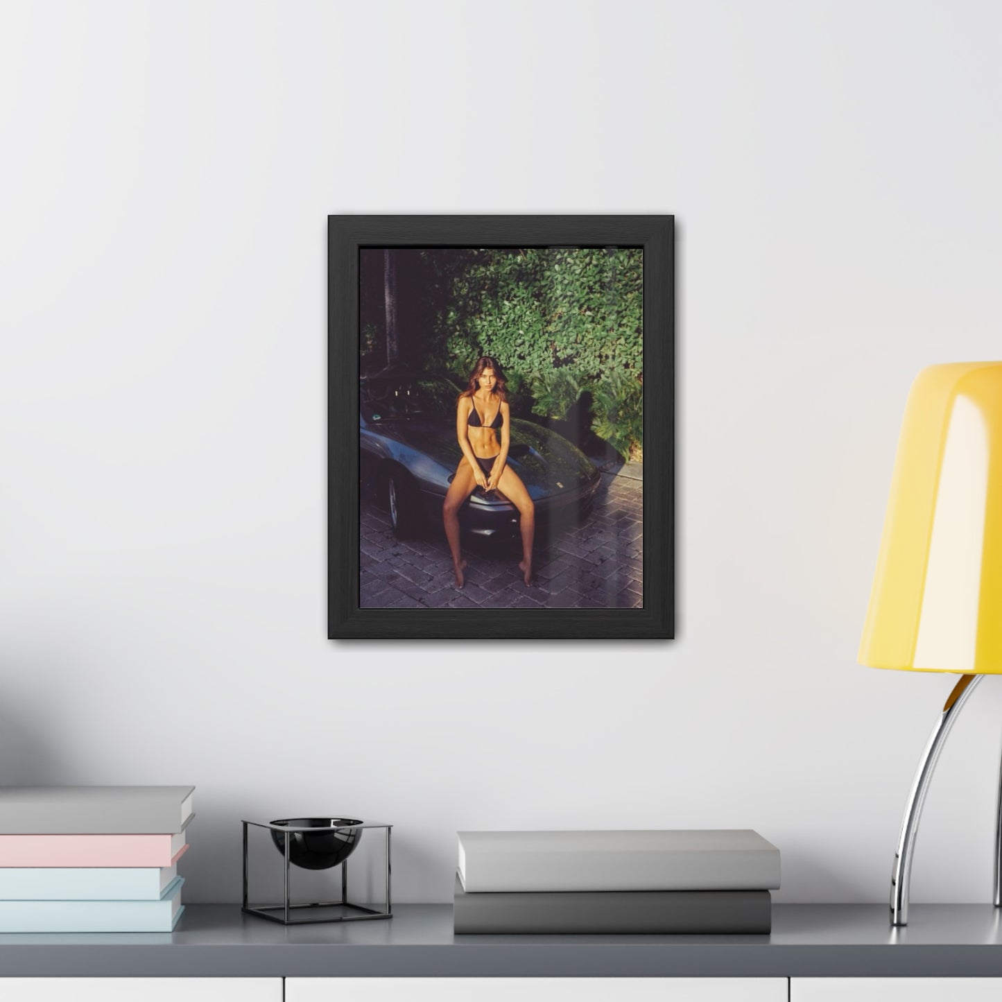 Ferrari Chick Framed Poster