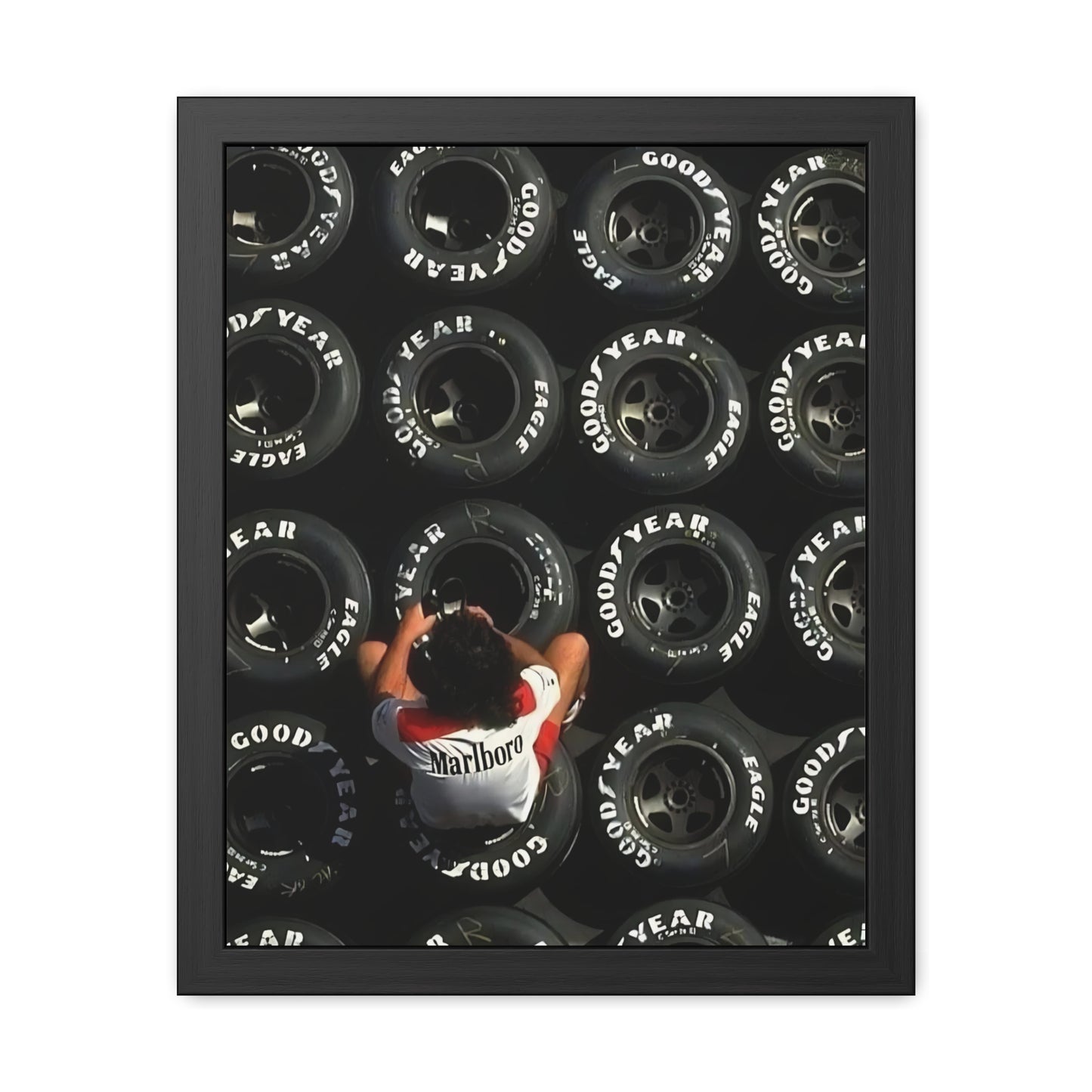 Malboro X Goodyear Framed Poster