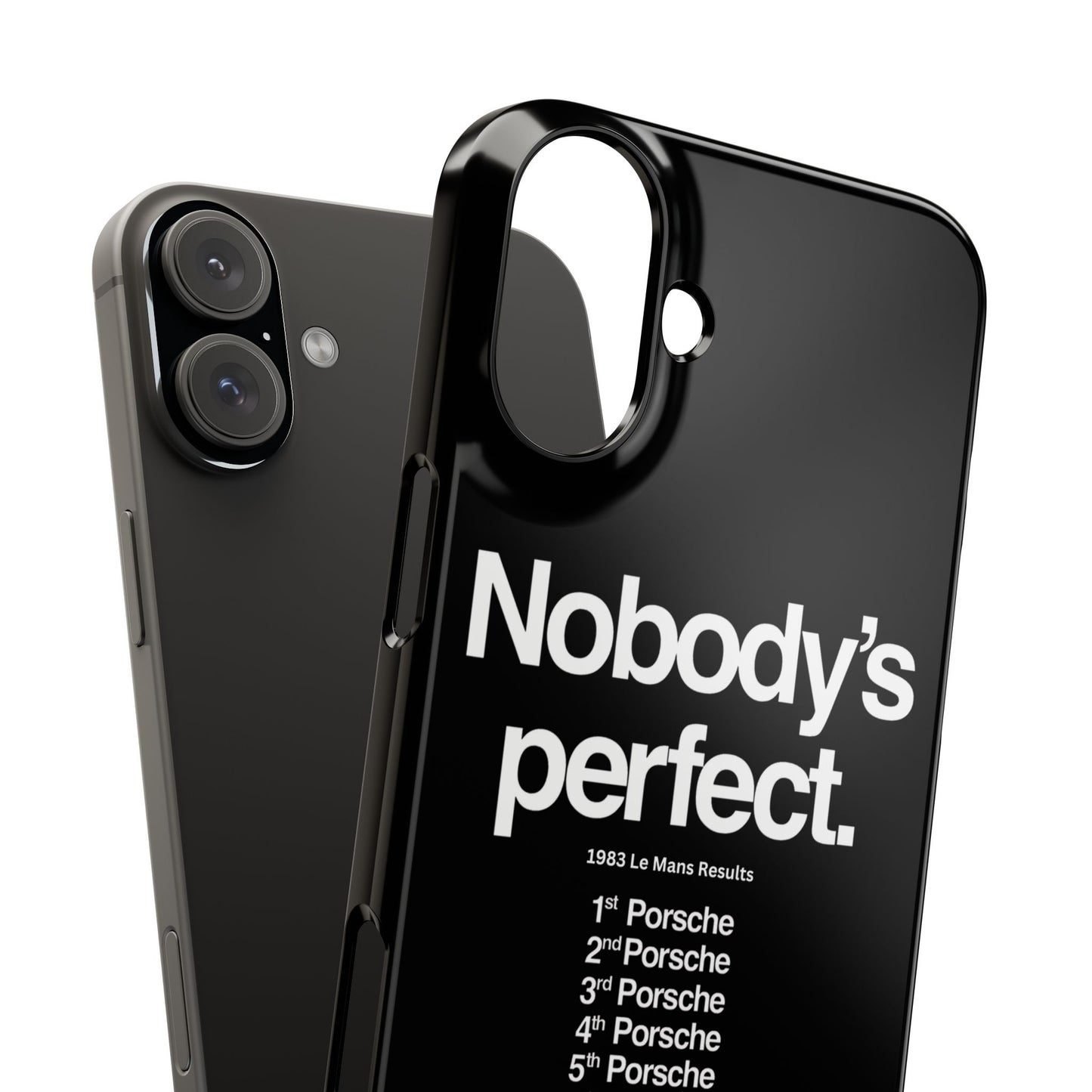 Nobody's Perfect Porsche iPhone Case