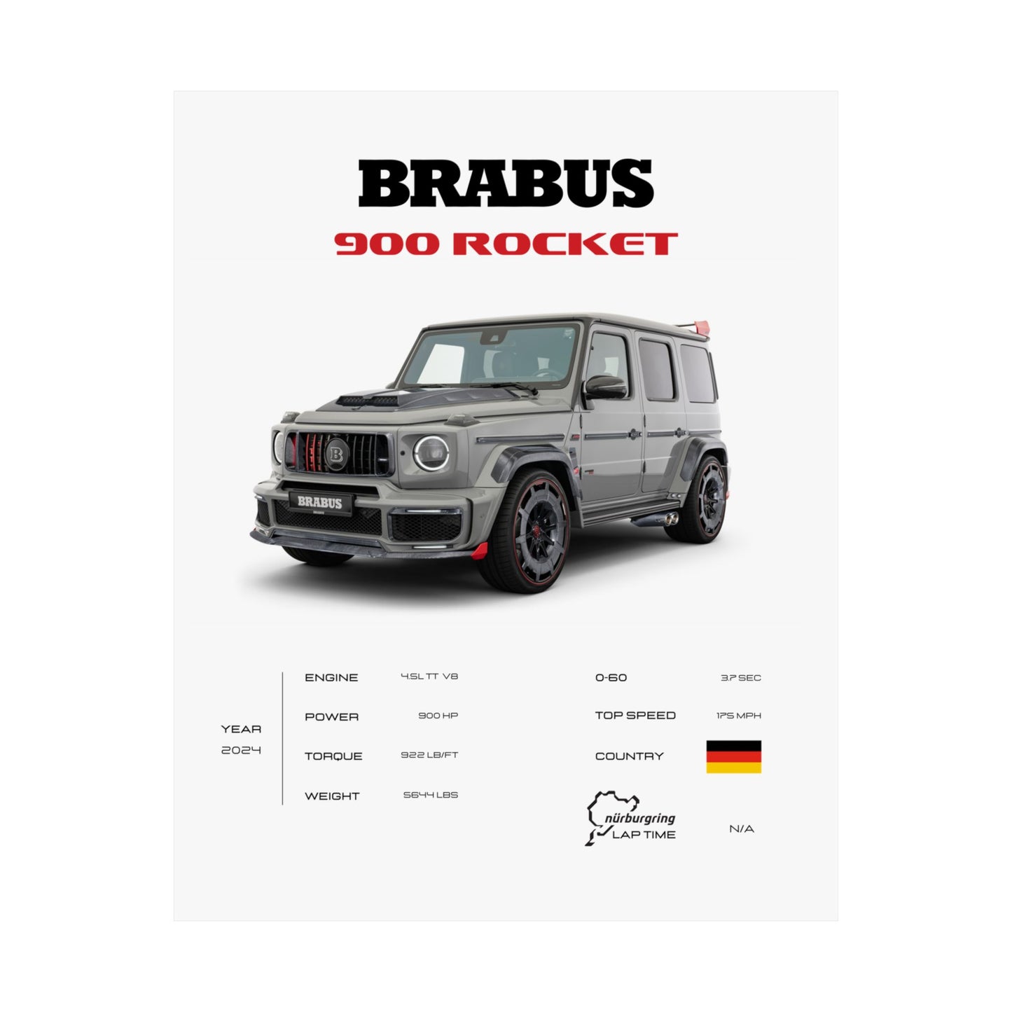 Brabus 900 Rocket Poster