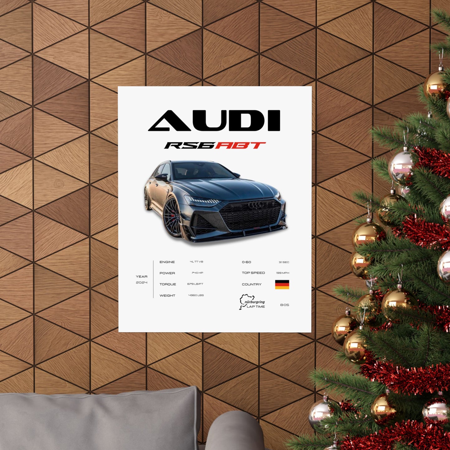 Audi RS6 ABT Poster
