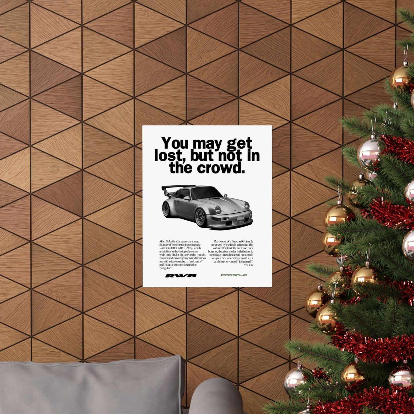 Vintage RWB Poster