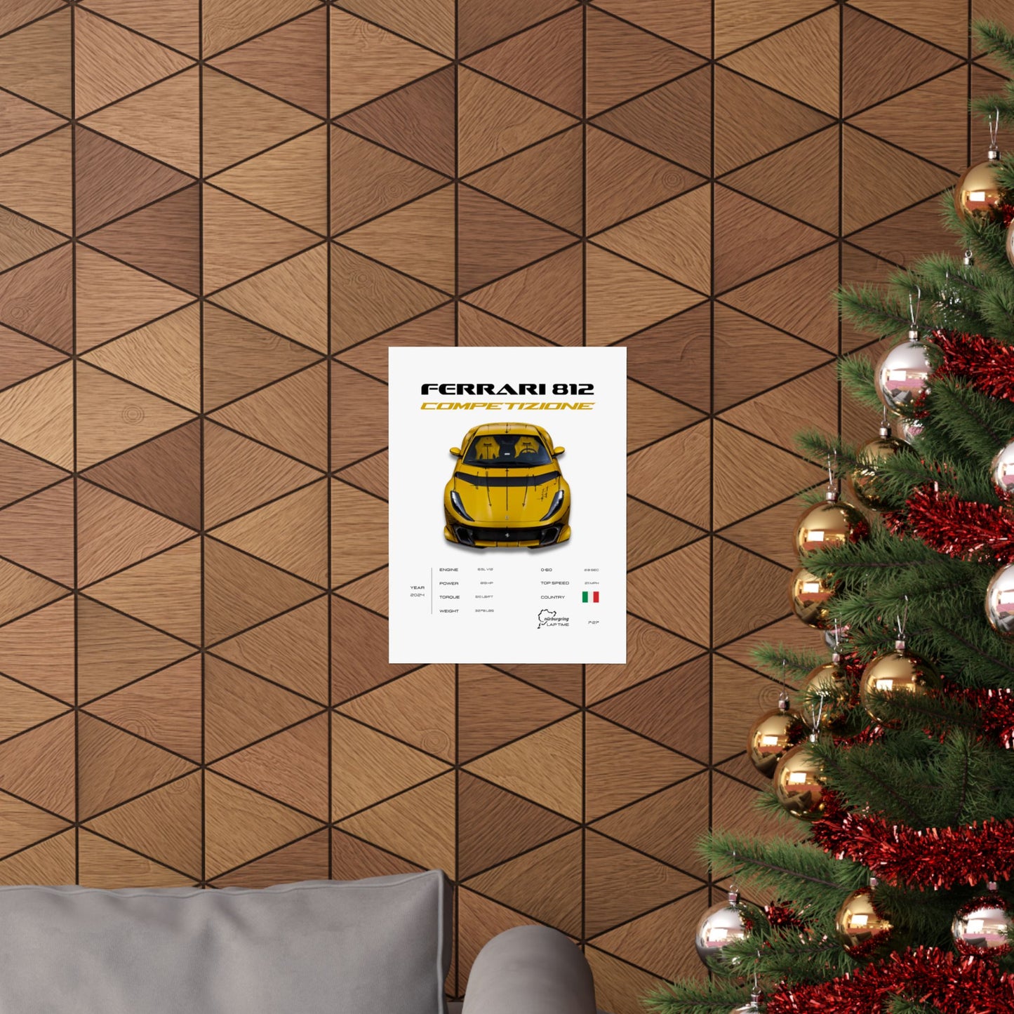 Ferrari 812 Competizione Poster