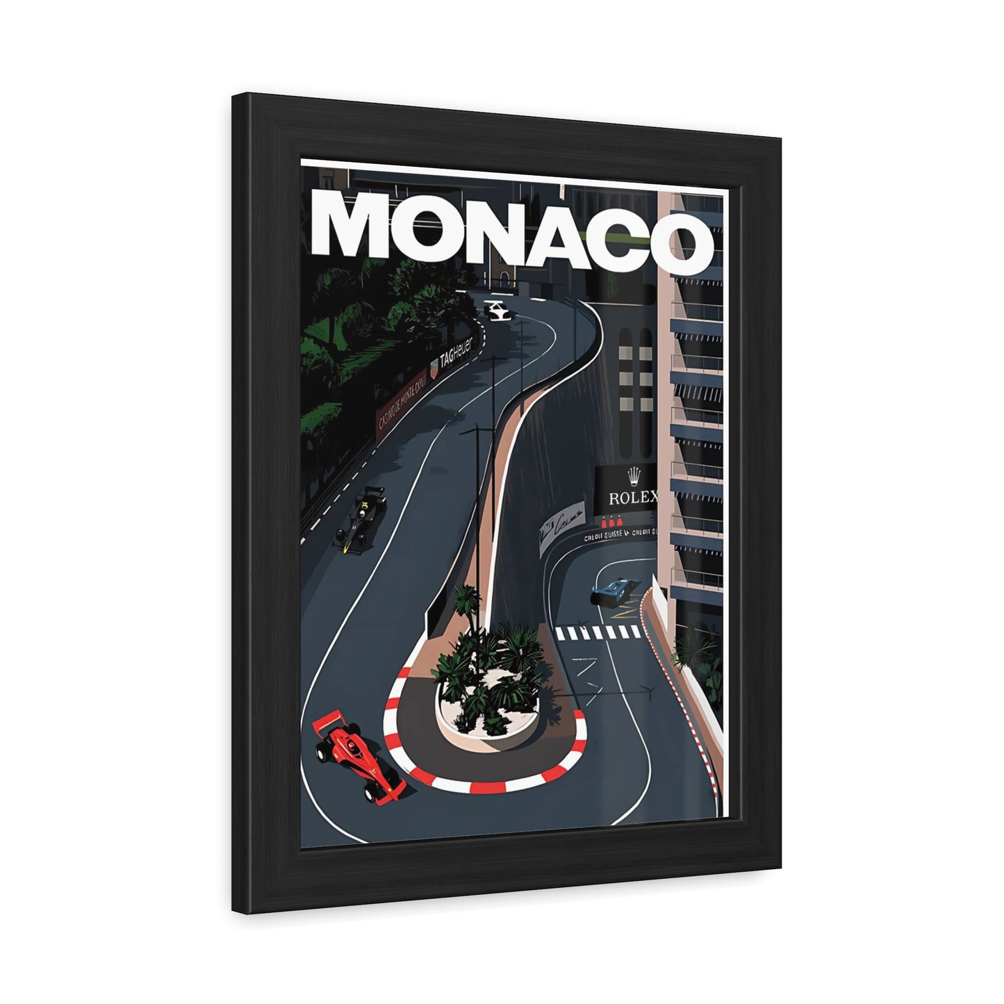 Monaco F1 Framed Poster