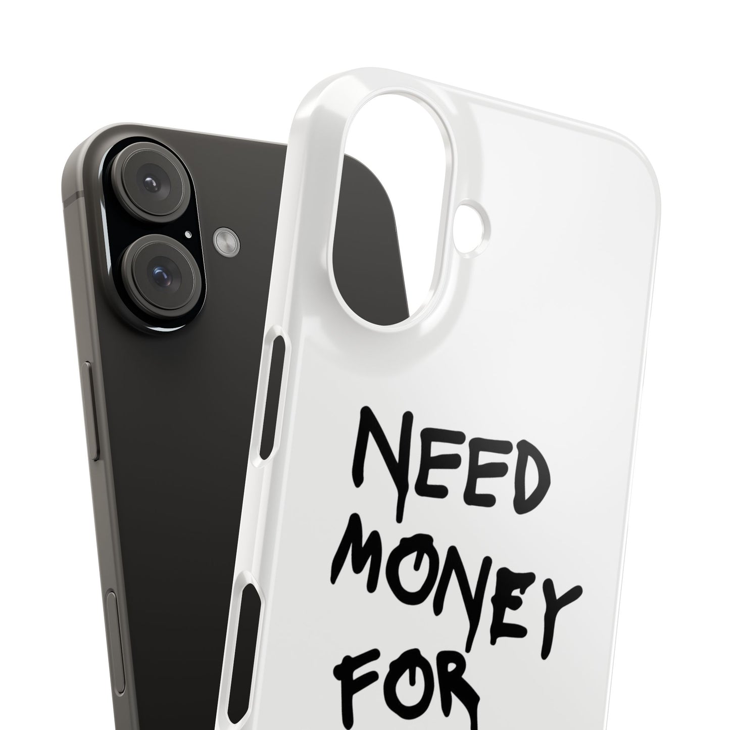 Need Money for Porsche iPhone Case White