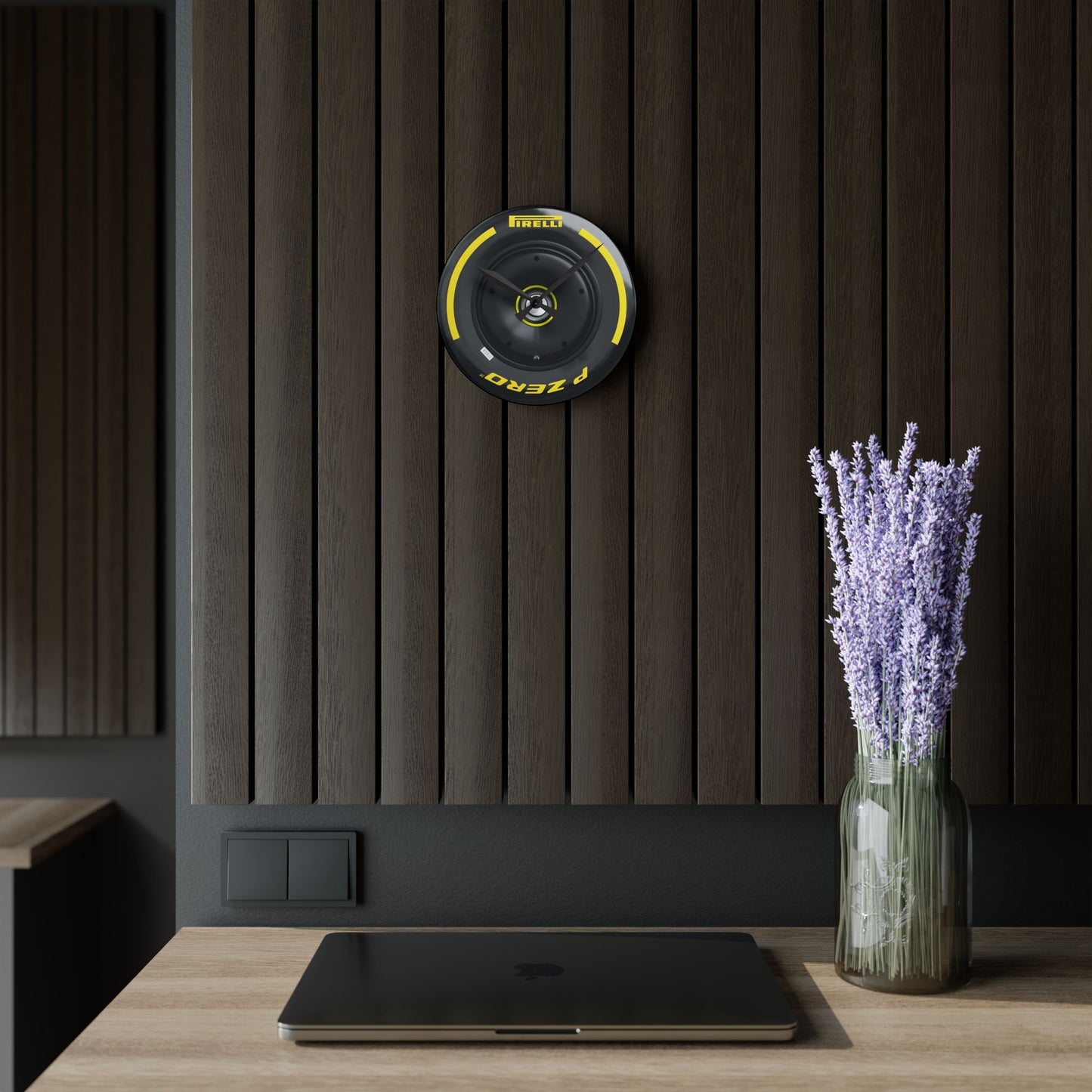 F1 Wheel Clock
