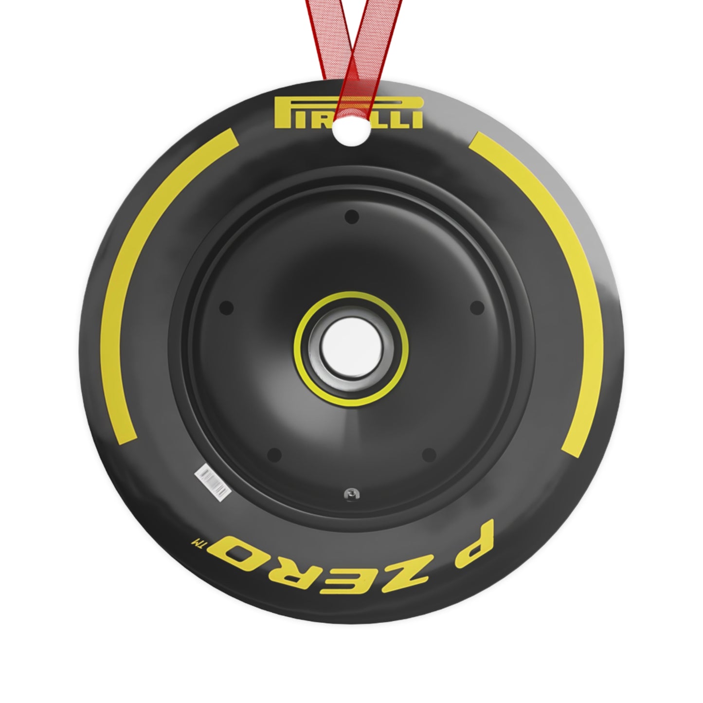 F1 Wheel Metal Ornament