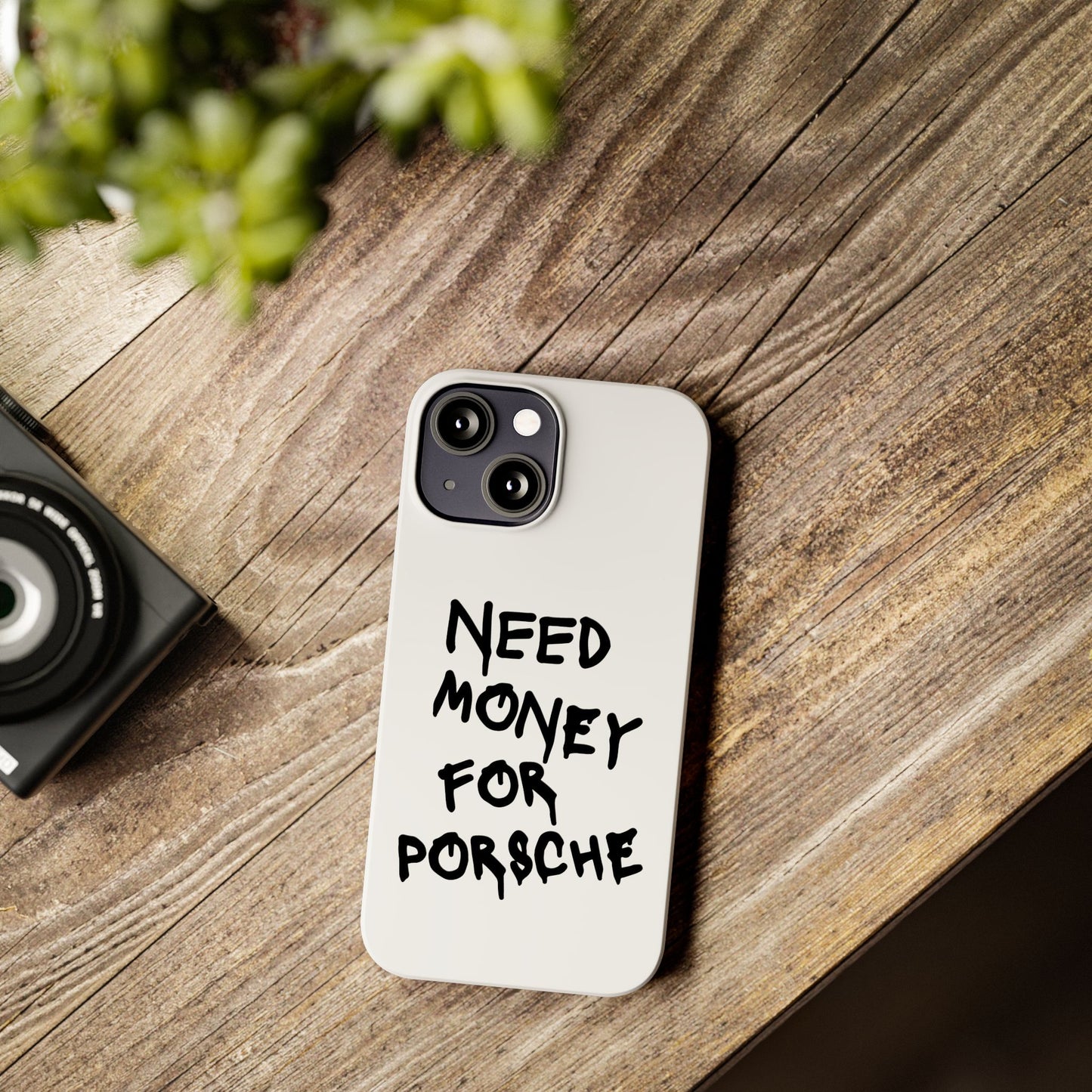 Need Money for Porsche iPhone Case White