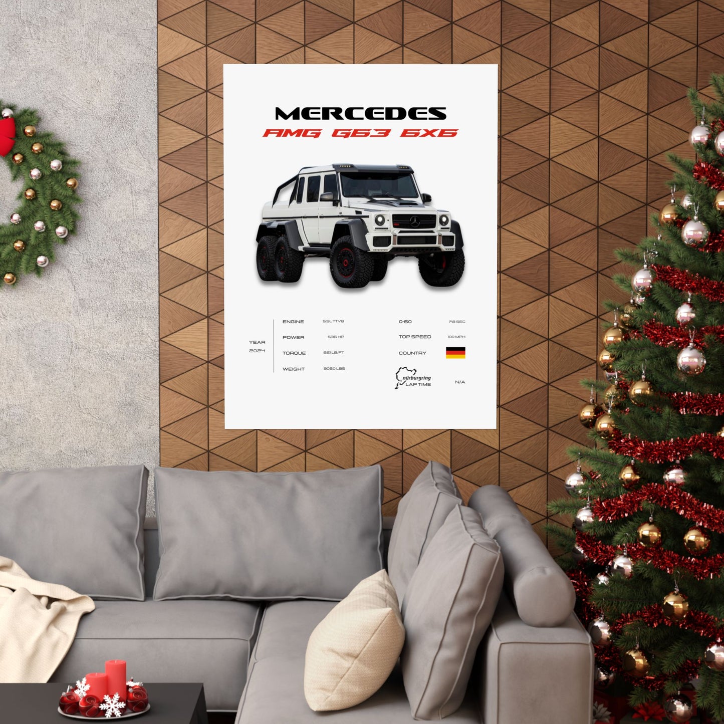 AMG G63 6x6 Poster
