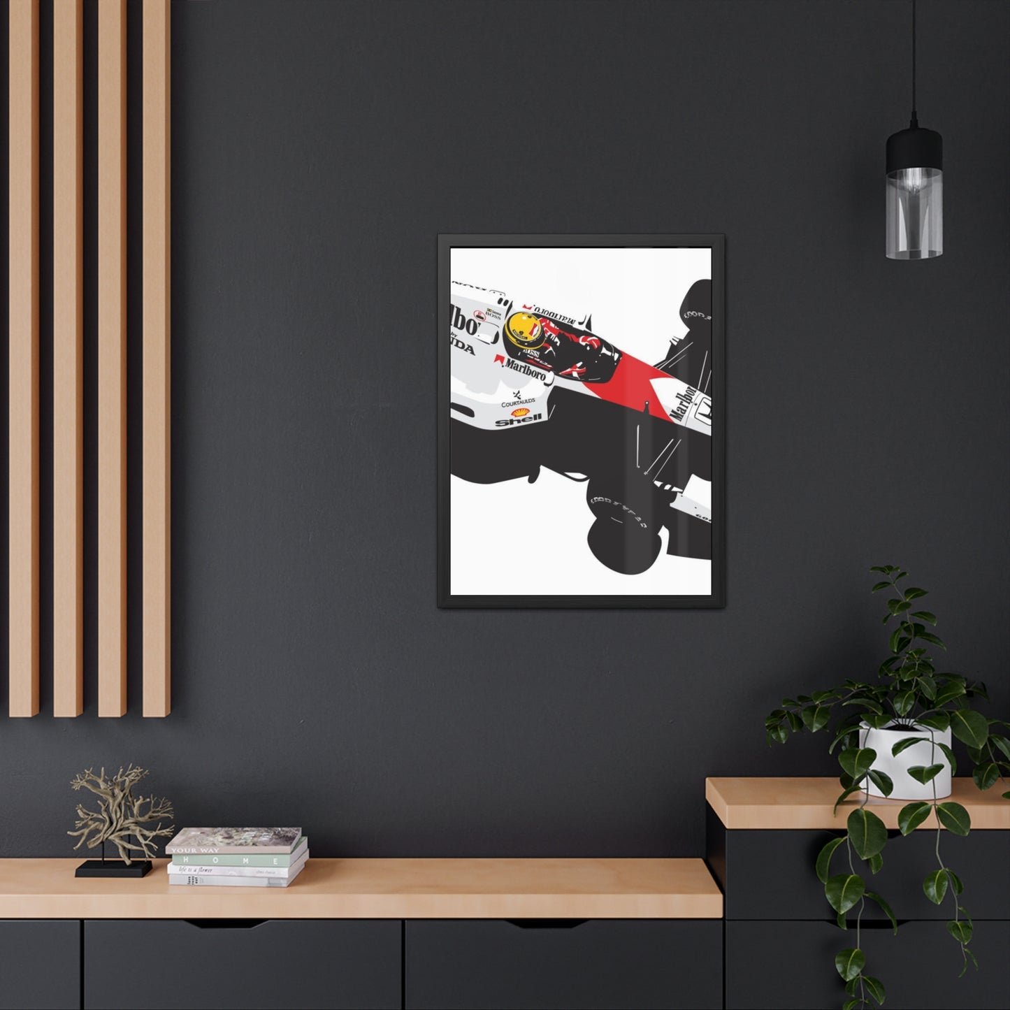 Vintage F1 Framed Poster