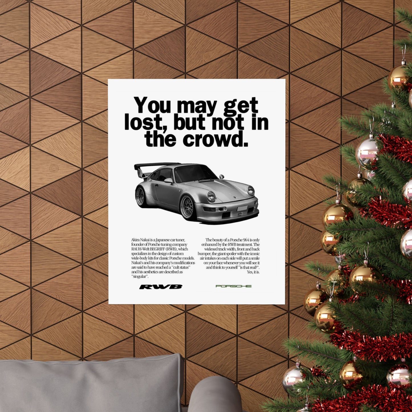 Vintage RWB Poster