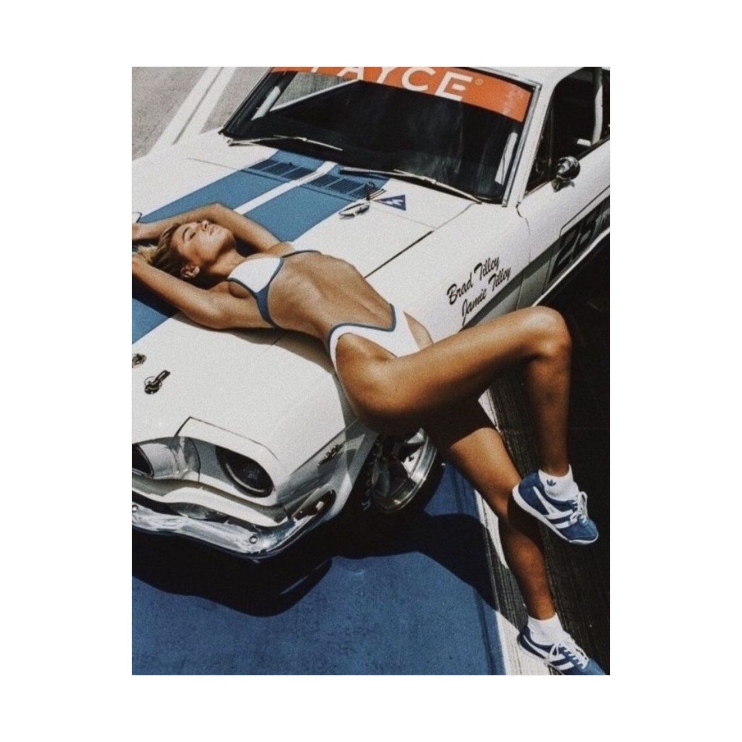 Vintage Mustang Poster