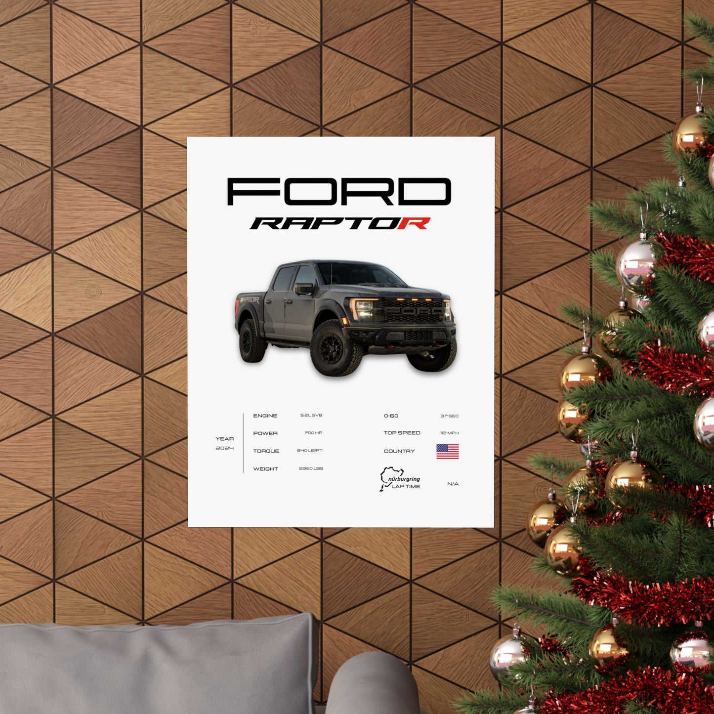 Ford Raptor Poster