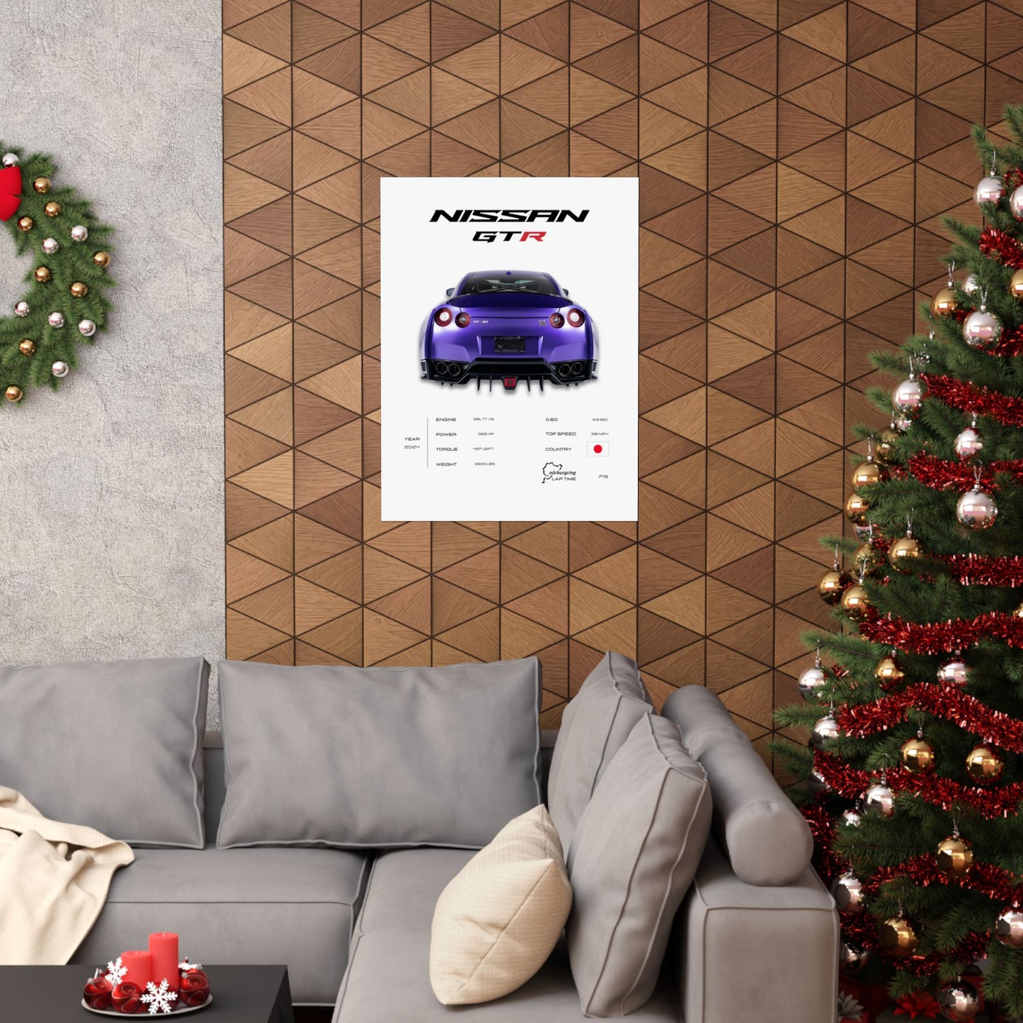 Nissan GTR Poster