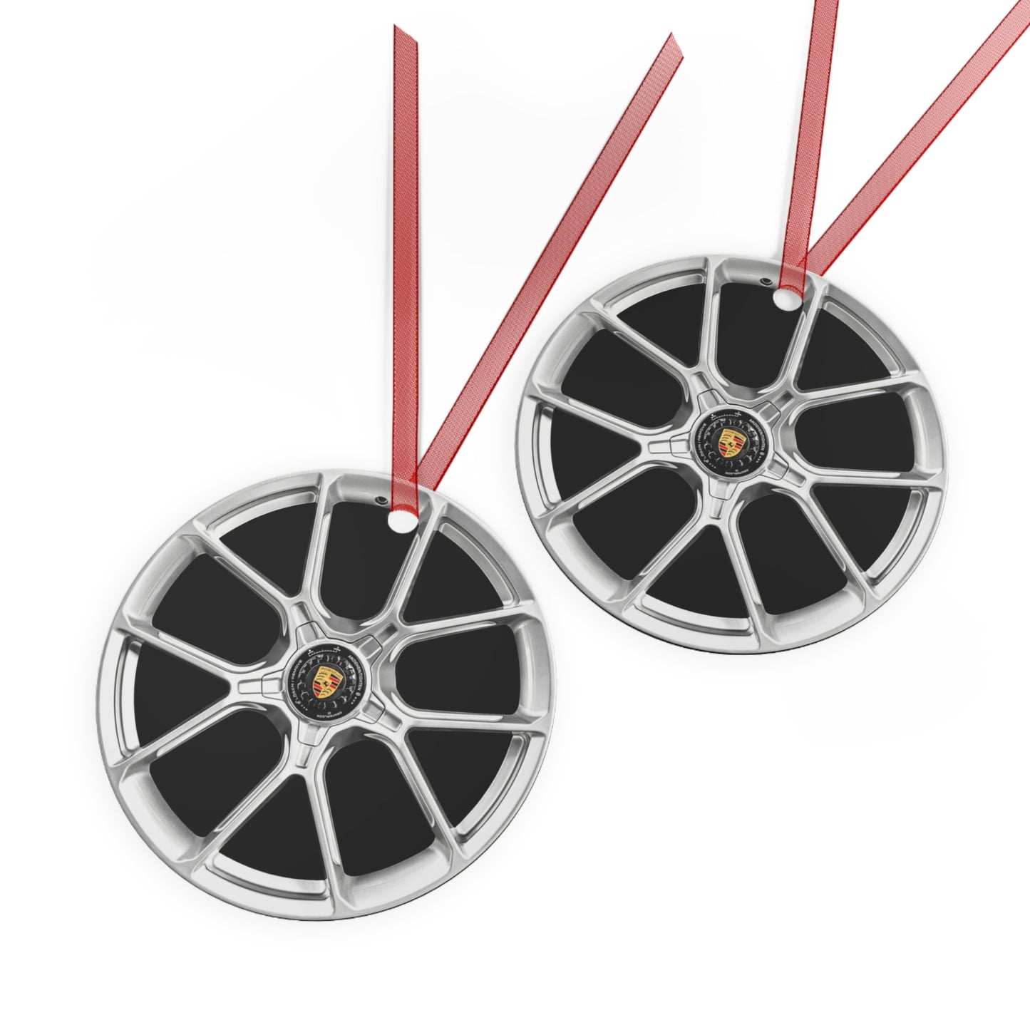 Porsche Wheel Metal Ornament