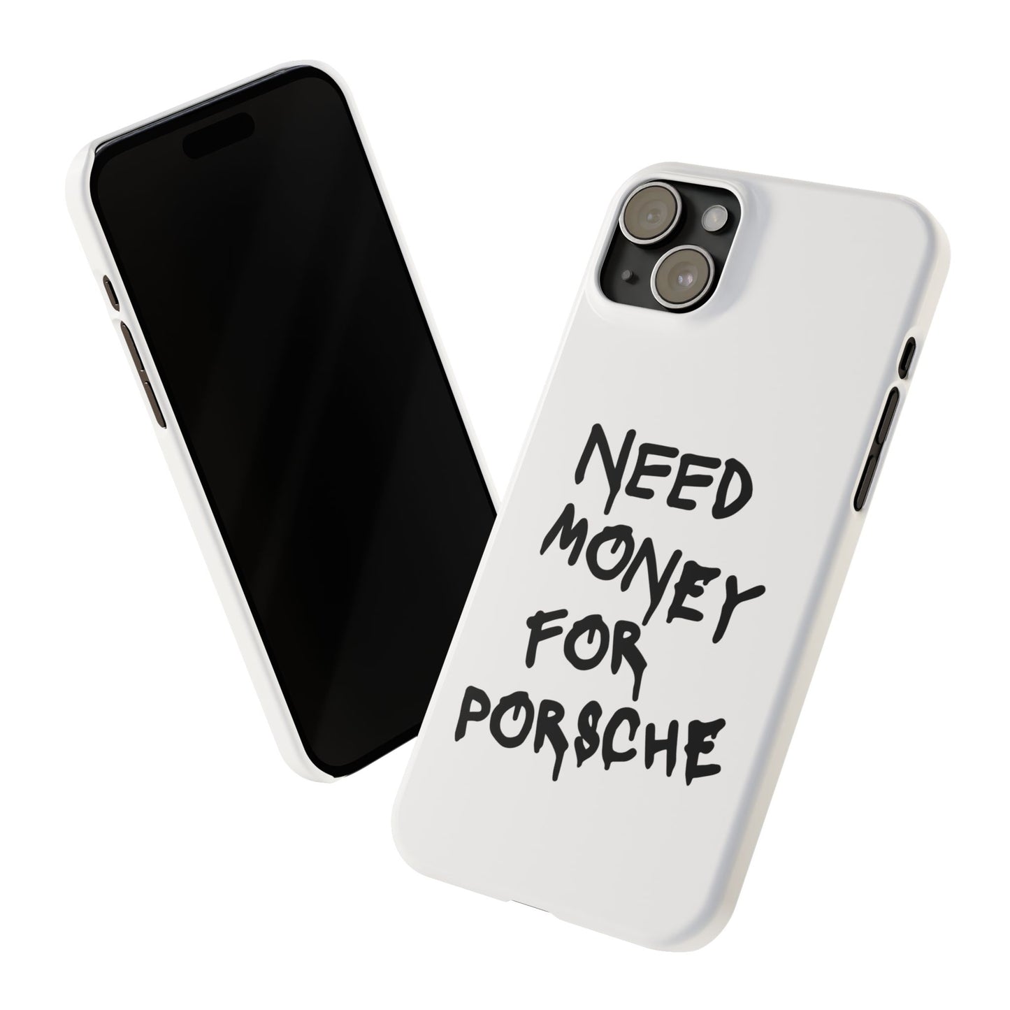 Need Money for Porsche iPhone Case White