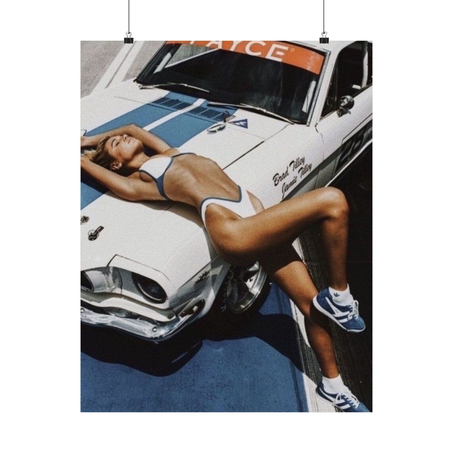 Vintage Mustang Poster