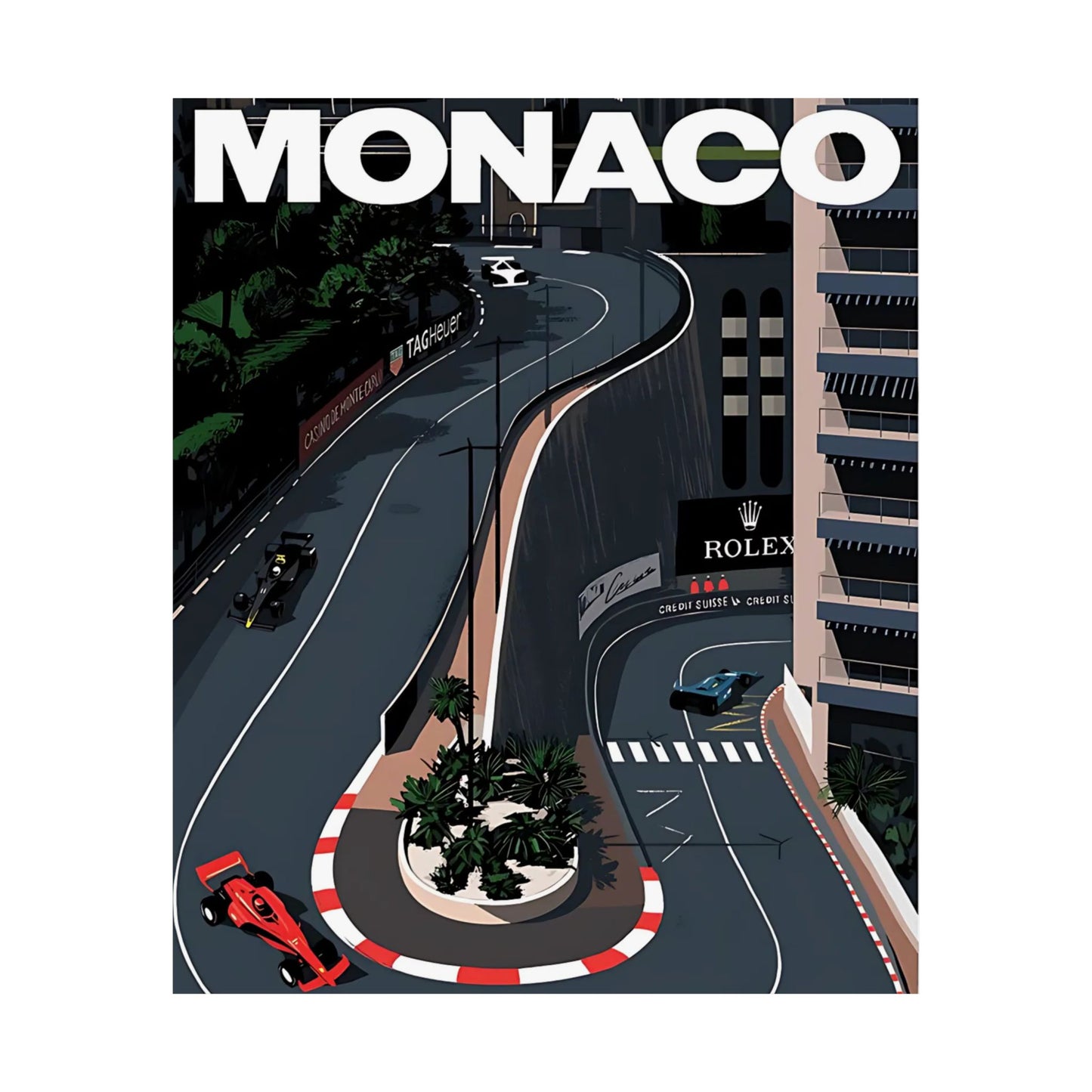 Monaco F1 Poster