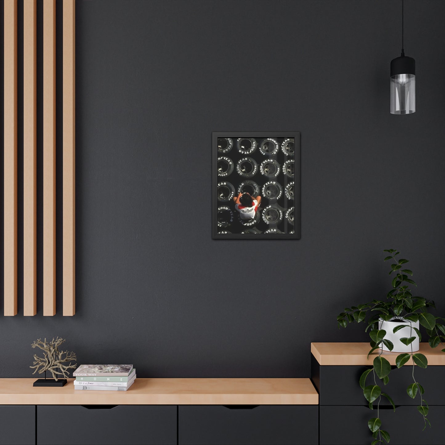 Malboro X Goodyear Framed Poster