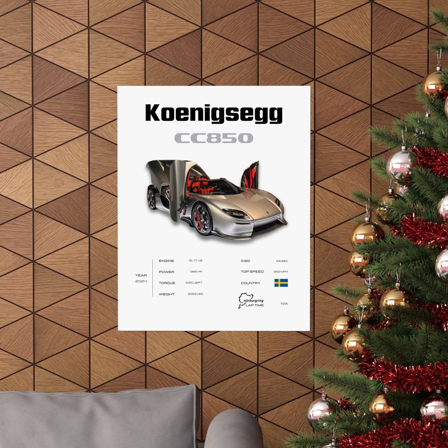 Koenigsegg CC850 Poster