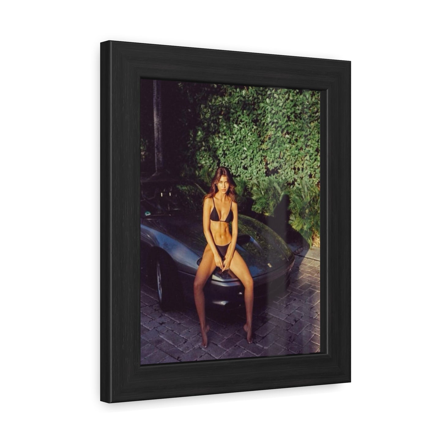 Ferrari Chick Framed Poster
