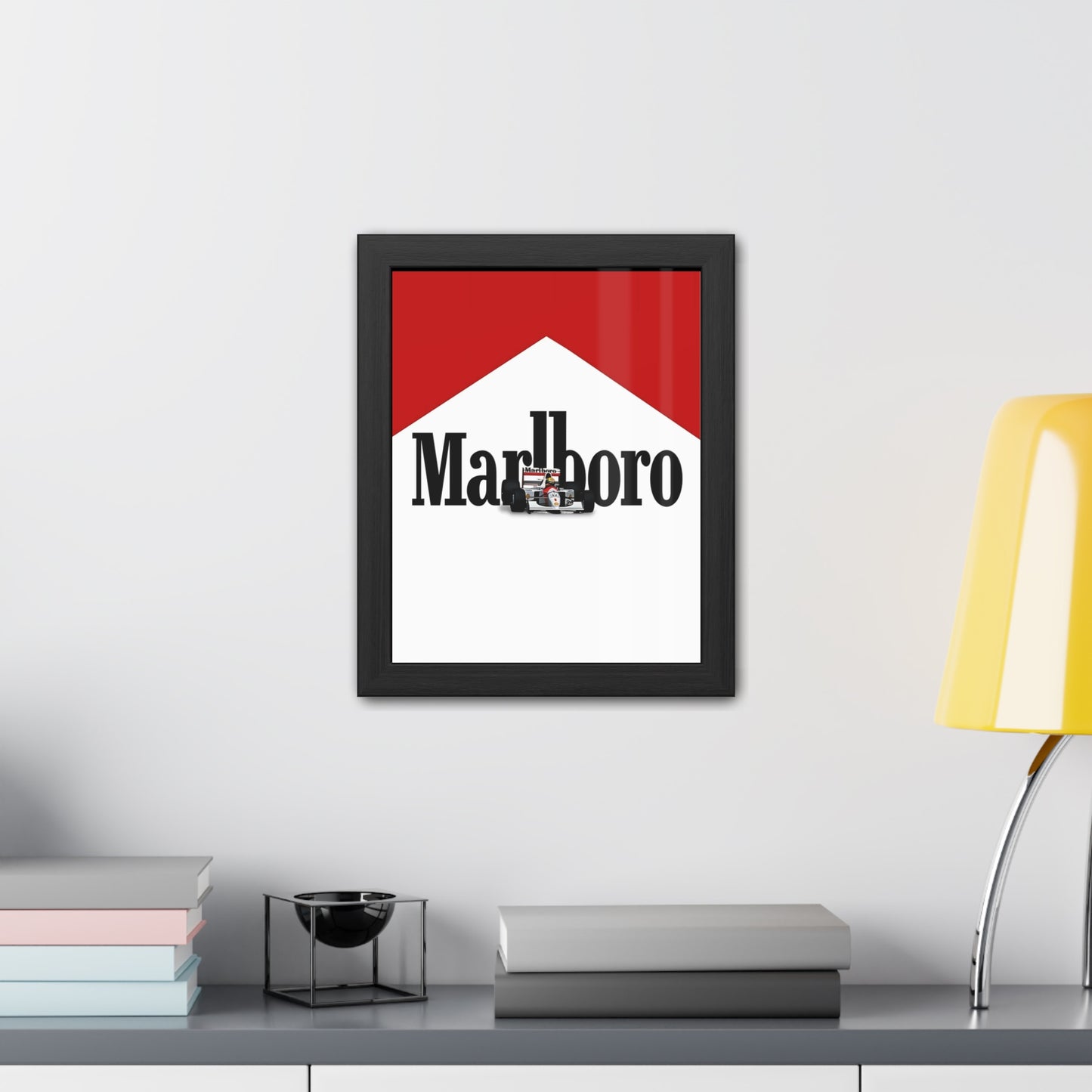 Malboro Pack F1 Framed Poster