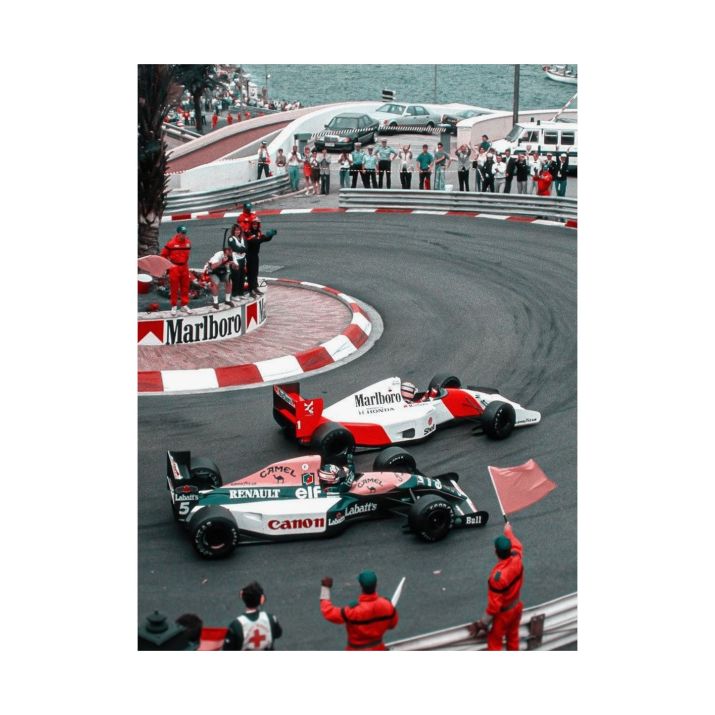 Vintage Monaco F1 Poster