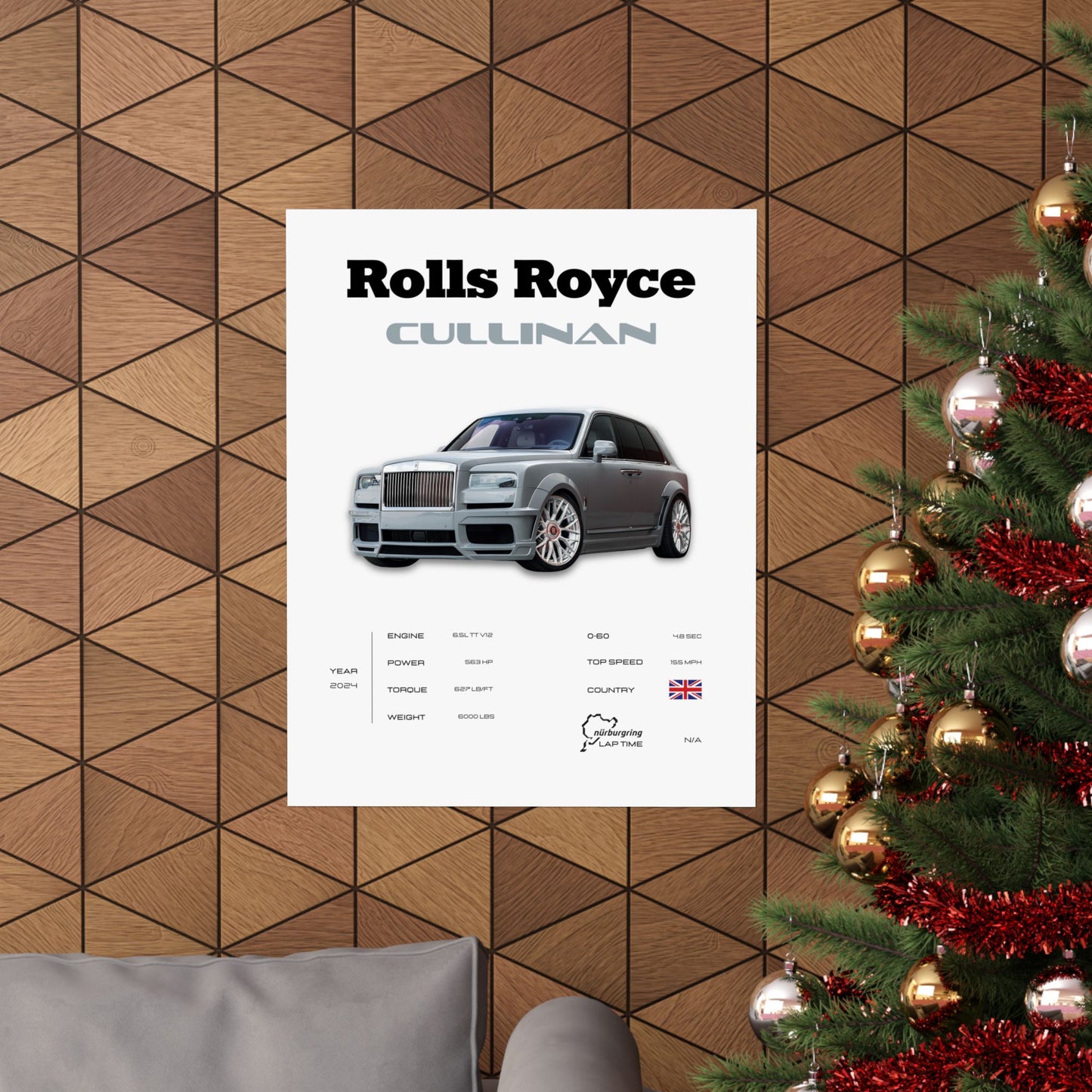 Rolls Royce Cullinan Poster