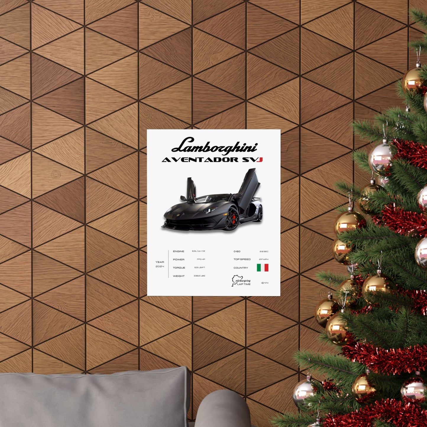 Lamborghini SVJ Poster