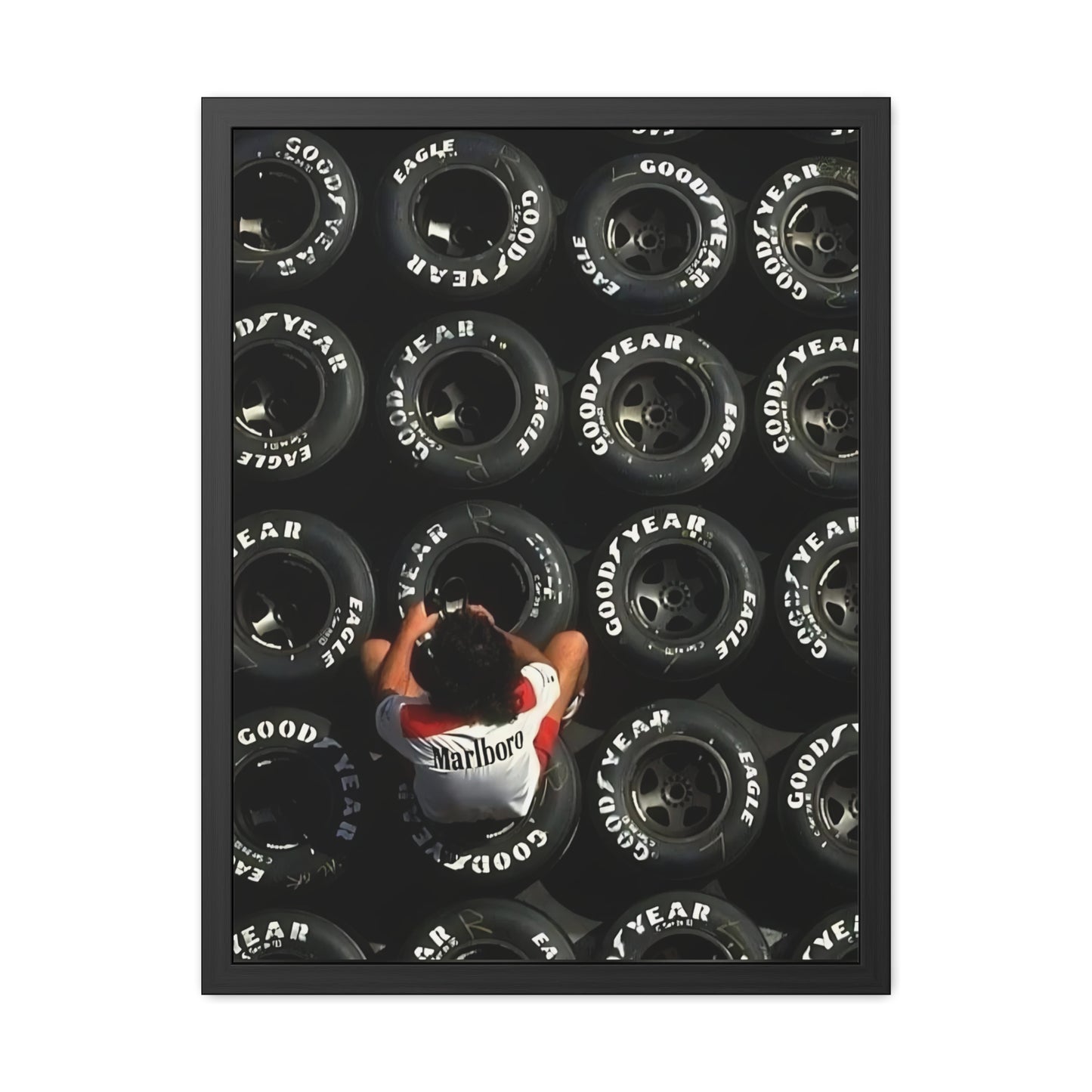 Malboro X Goodyear Framed Poster