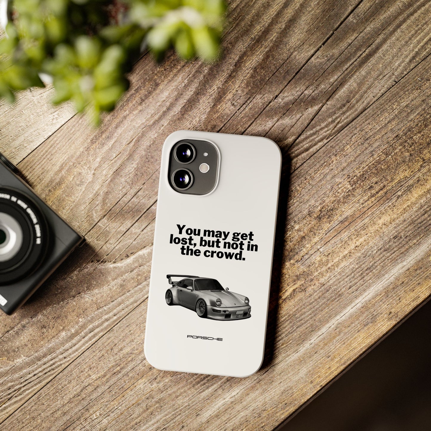 Lost In The Crowd iPhone Case - White
