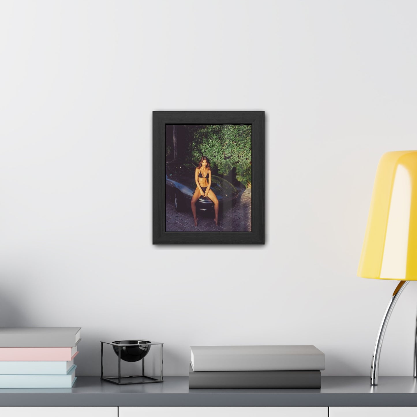 Ferrari Chick Framed Poster