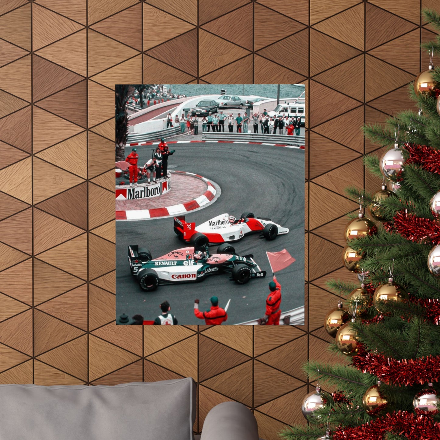 Vintage Monaco F1 Poster