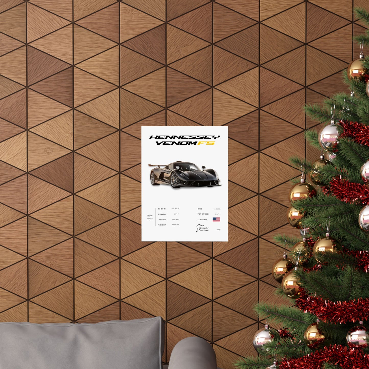 Hennessey Venom F5 Poster