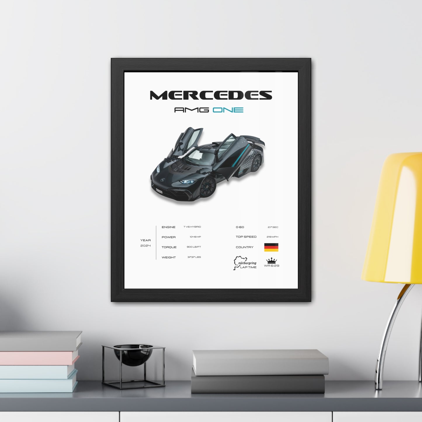 Mercedes AMG ONE Framed Poster