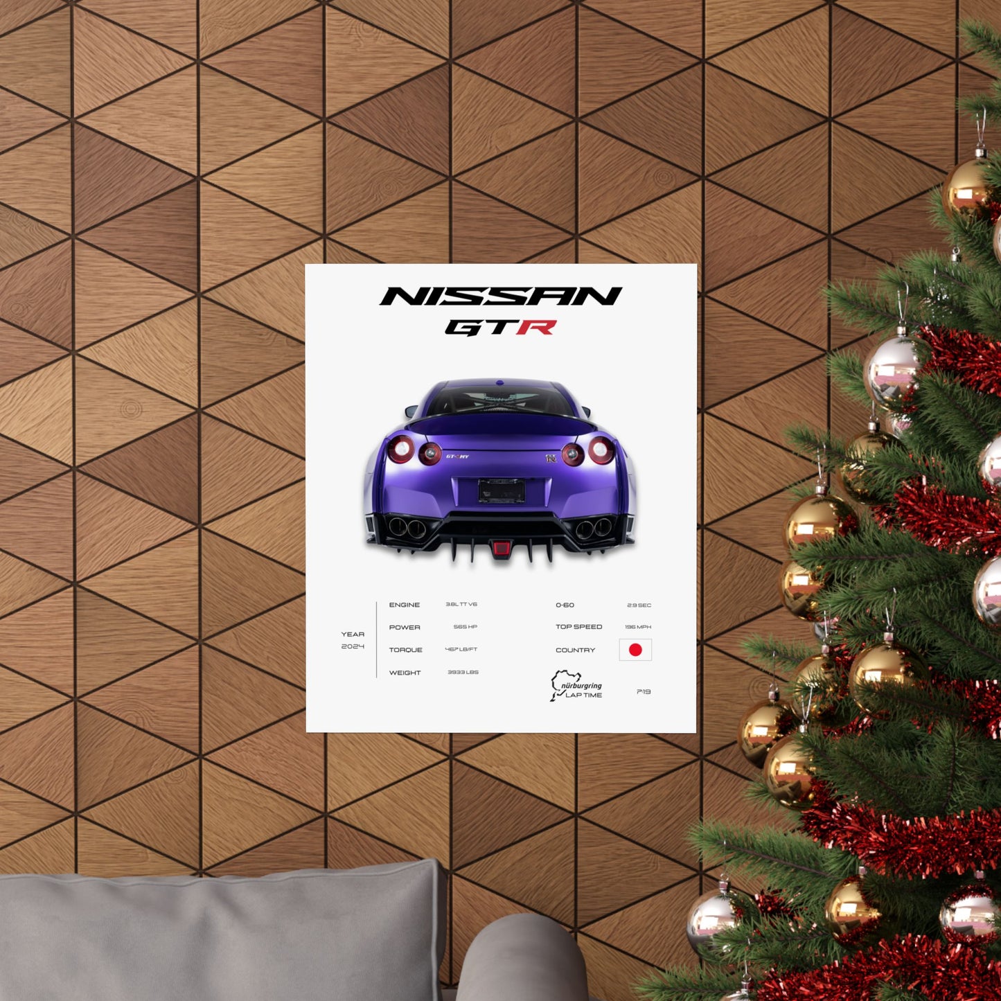 Nissan GTR Poster