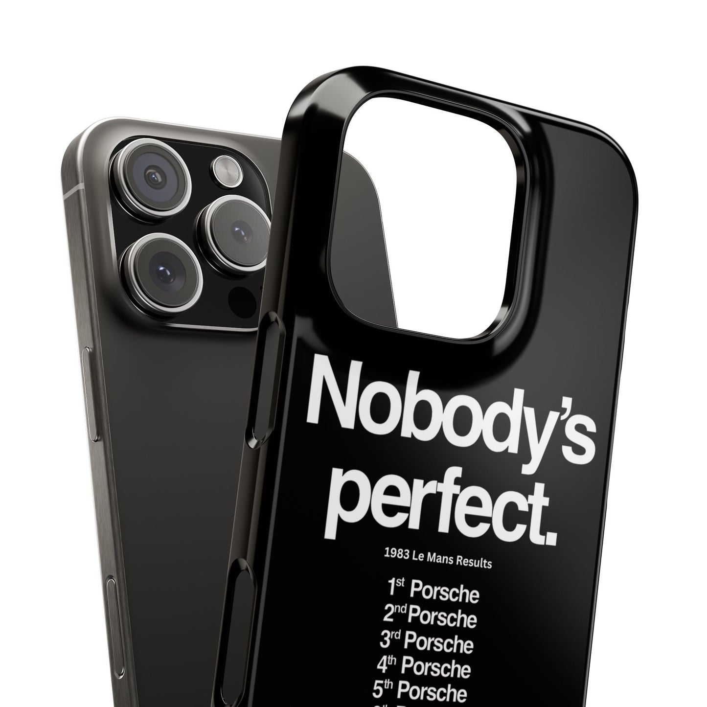 Nobody's Perfect Porsche iPhone Case