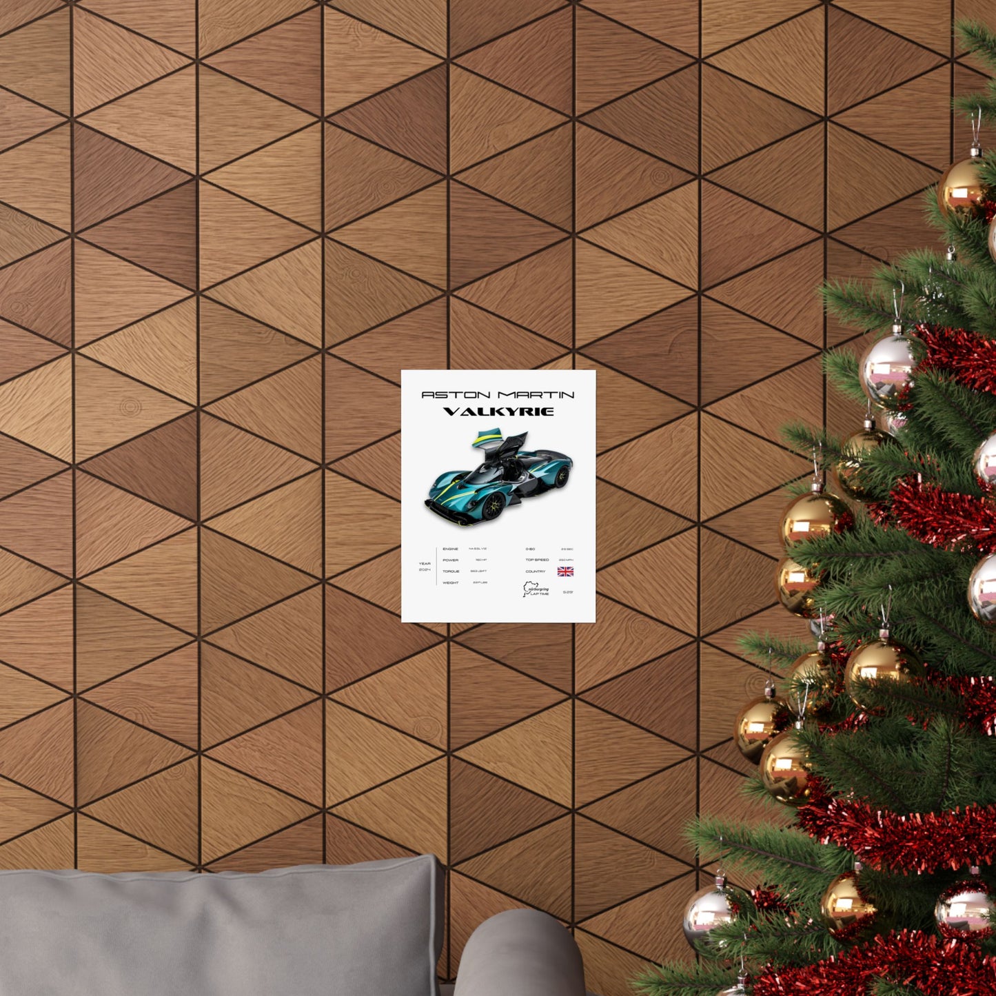 Aston Martin Valkyrie Poster